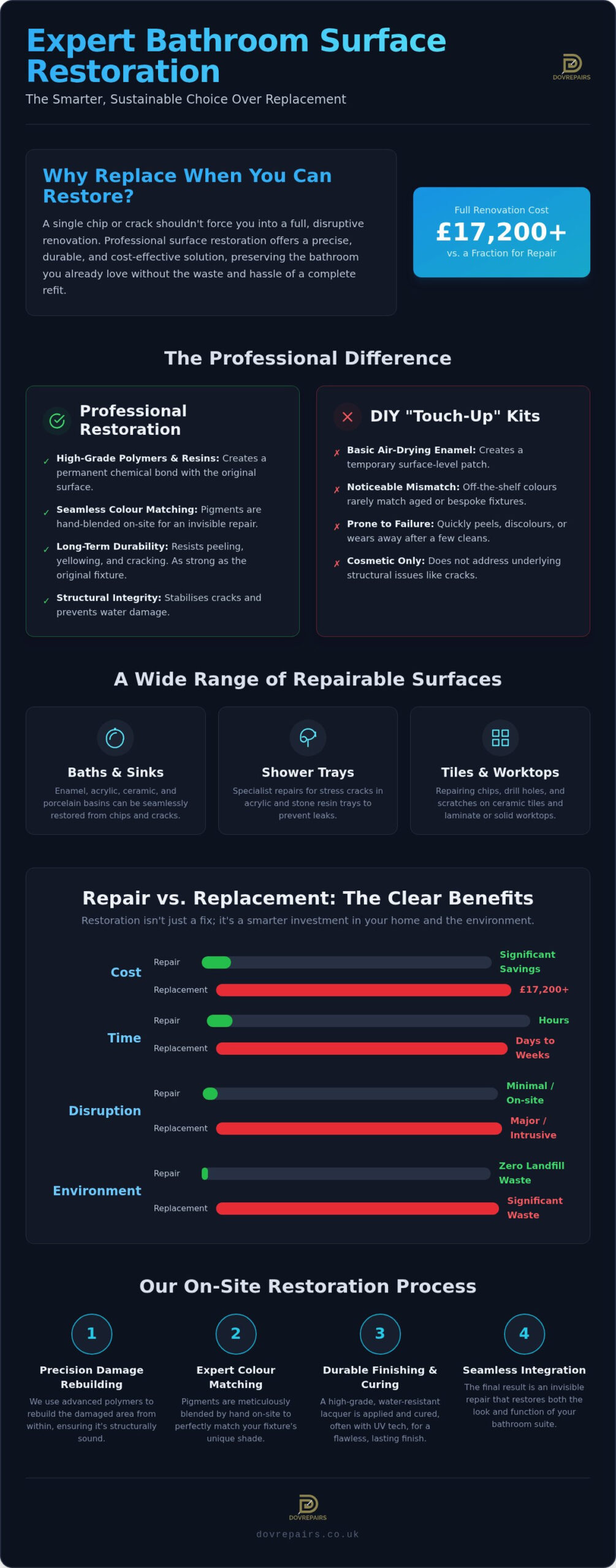 Bathroom Surface Repair London: The Complete Roundup of Restoration Services