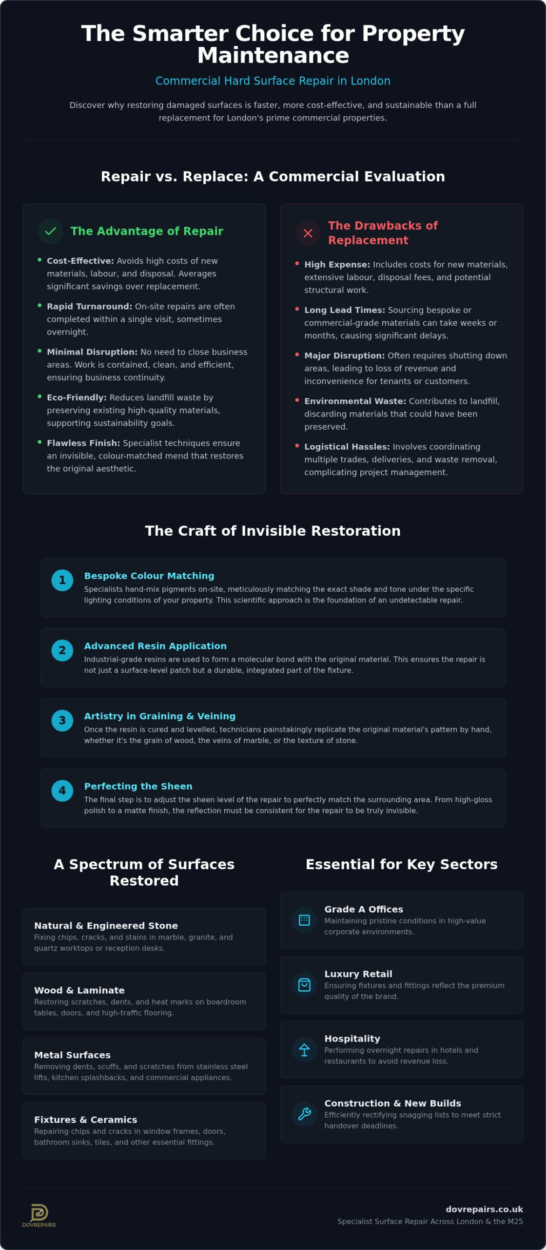 Commercial Hard Surface Repair London: The Specialist Restoration Guide