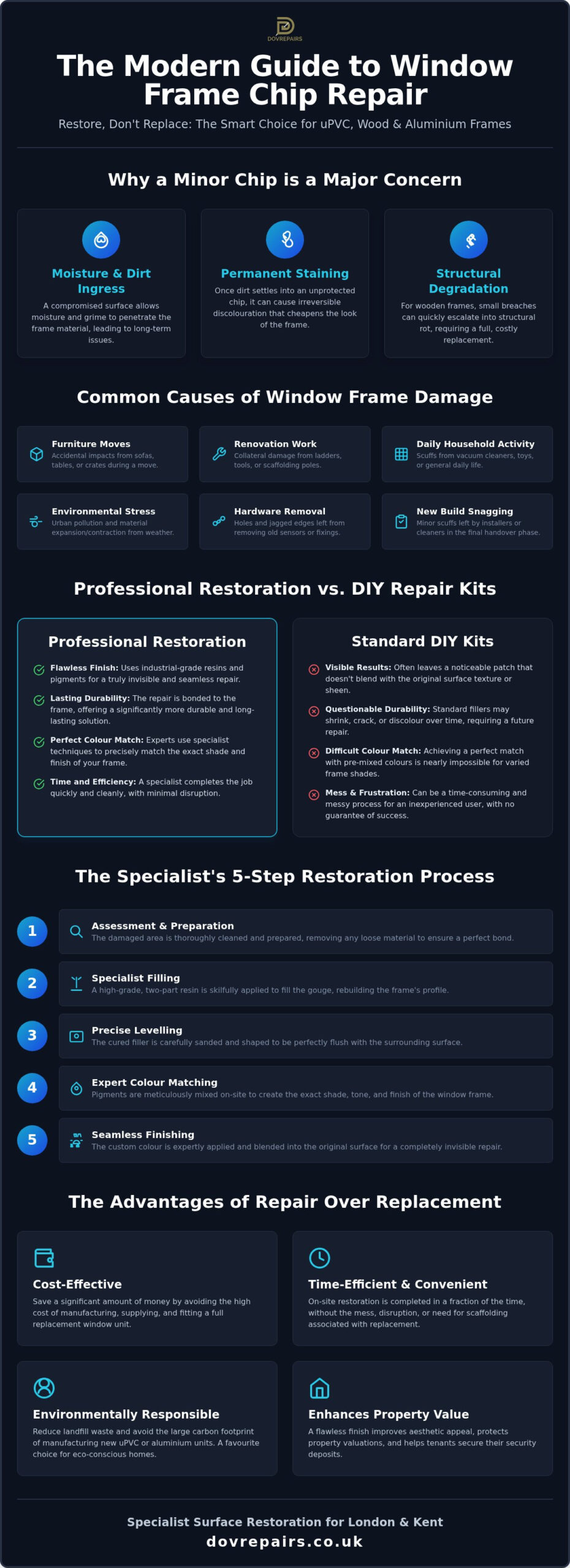 Professional Window Frame Chip Repair: The 2026 Restoration Guide